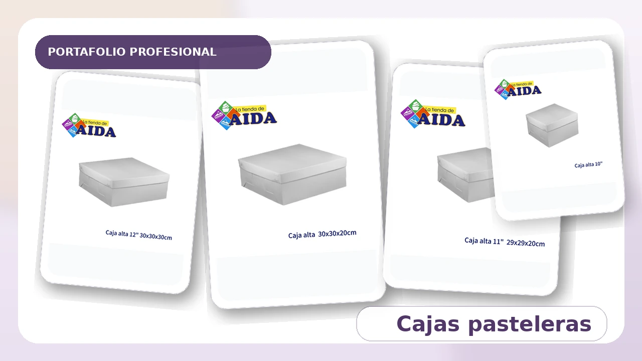 Cajas pasteleras
