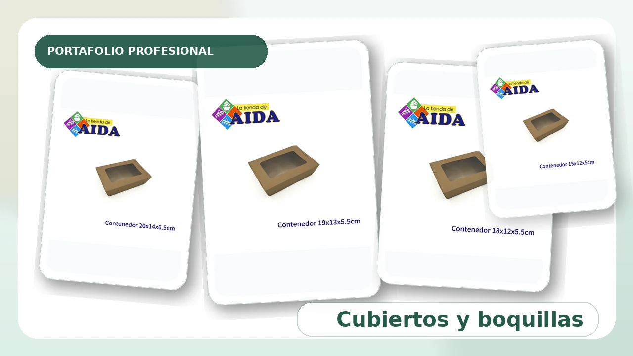 Cubiertos y boquillas
