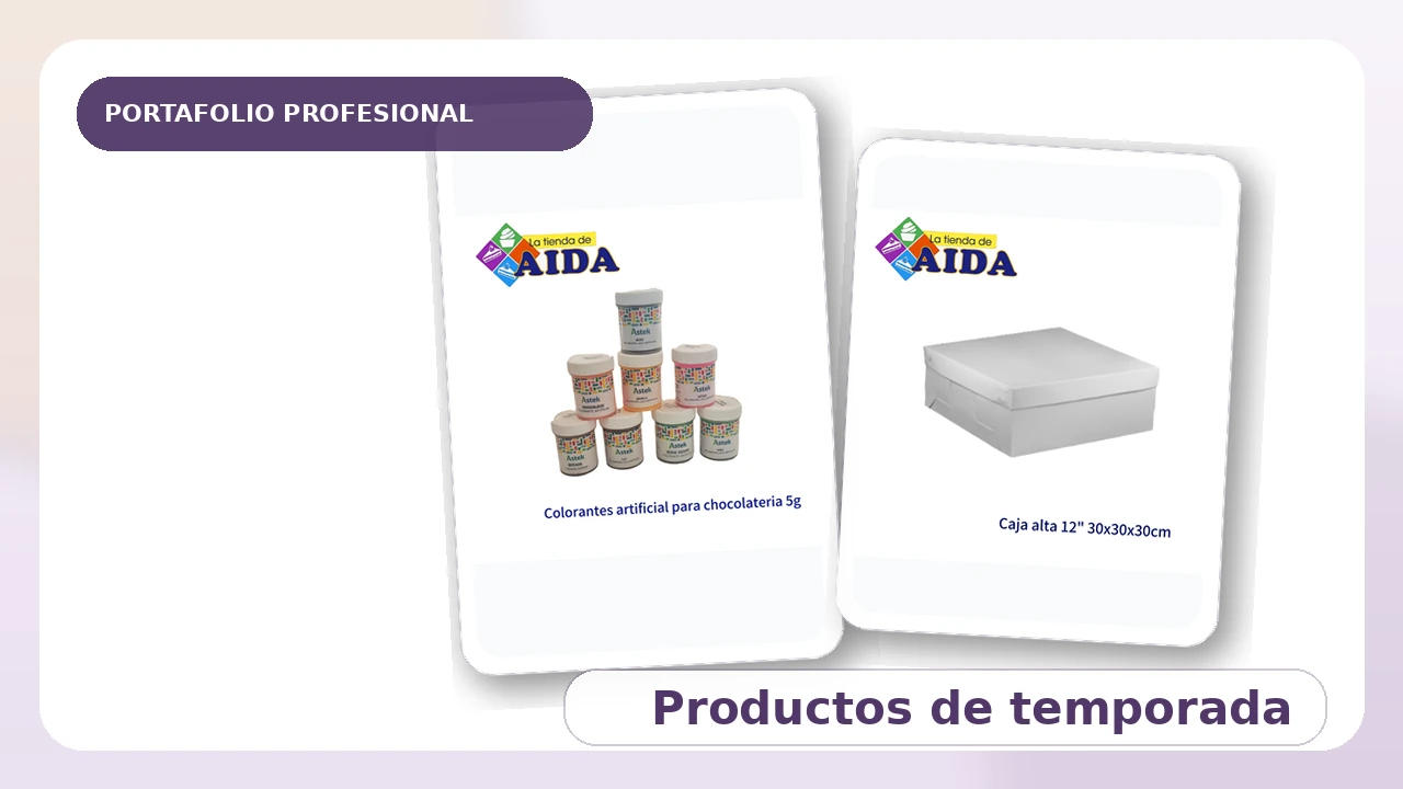 Productos de temporada - espacio 01