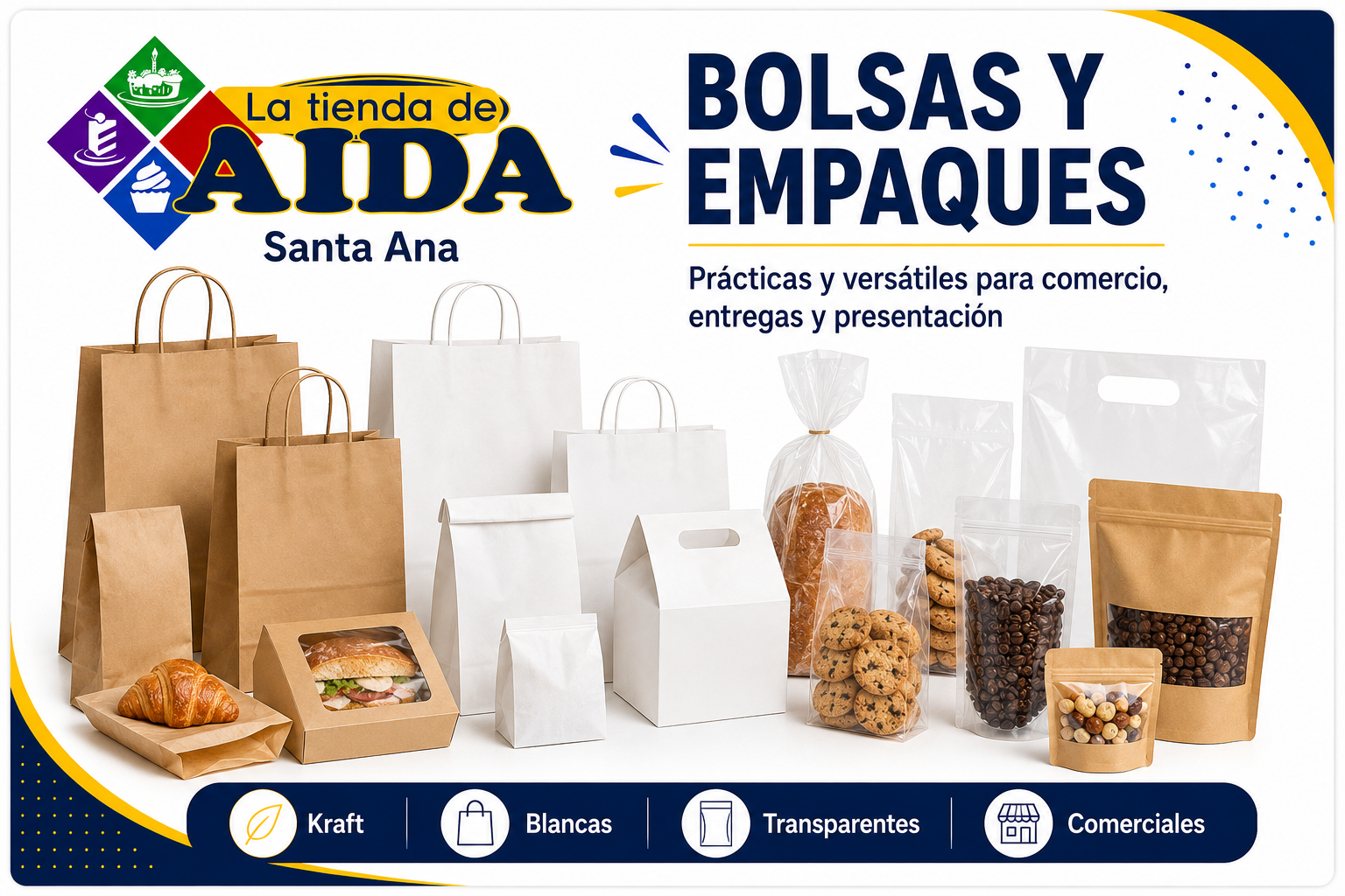 Bolsas y empaques para negocio