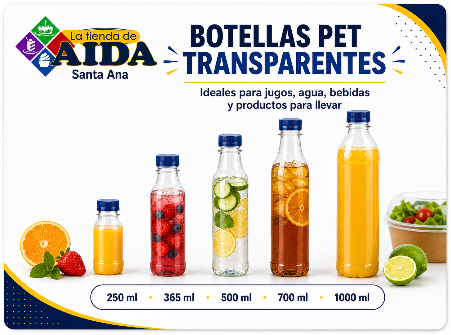 Botellas plásticas PET