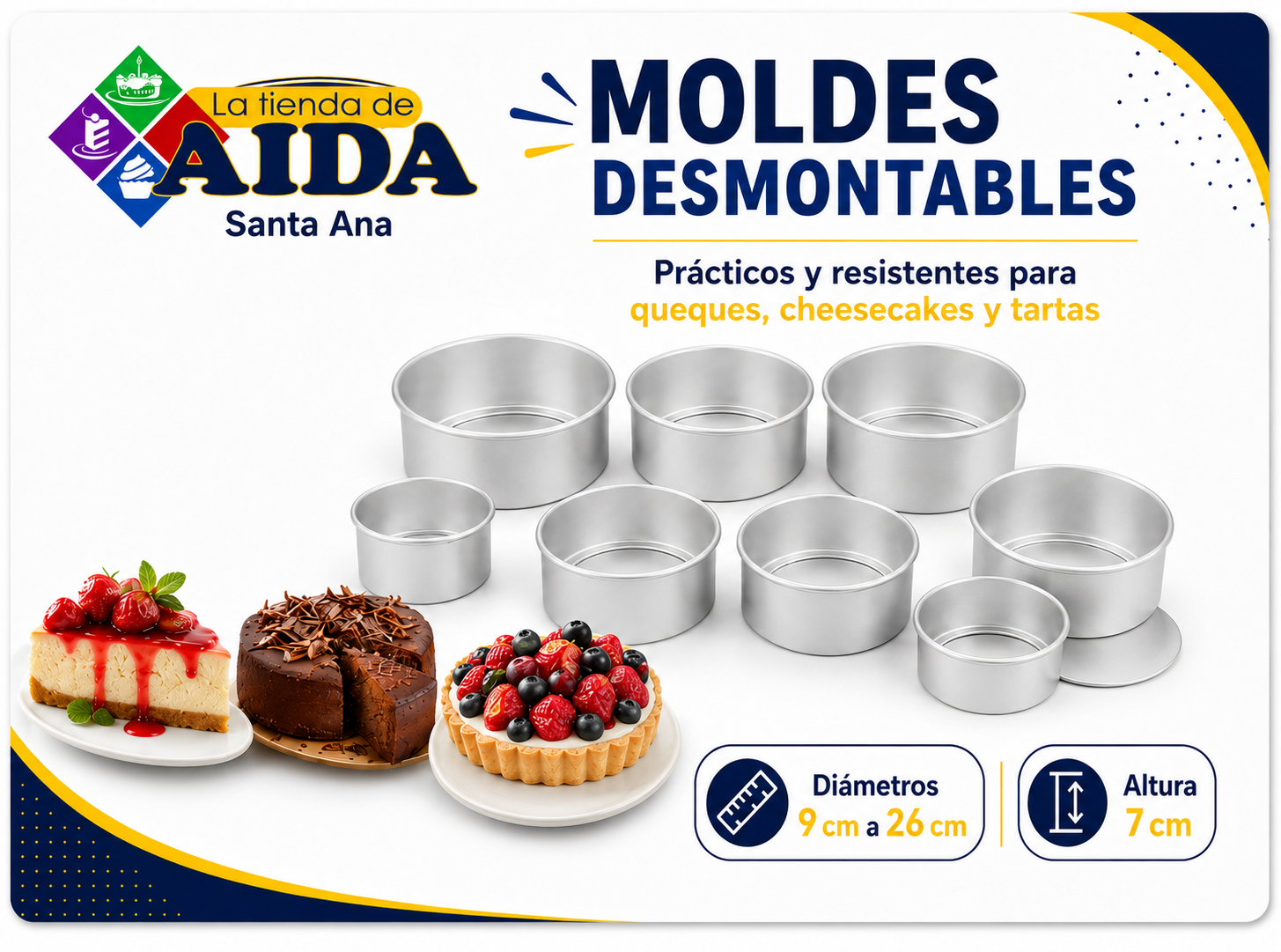 Moldes desmontables