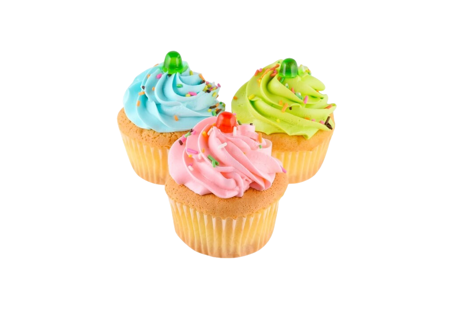 Cupcakes decorados para repostería